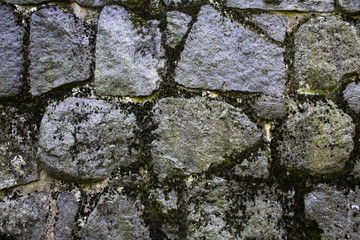 Wall made of big rocks. Abstract background