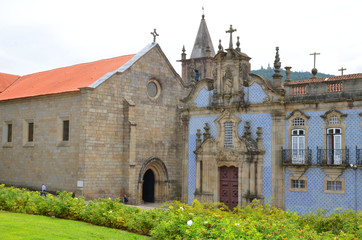 GUIMARAES,PORTUGAL: Church of Saint Francisco in Guimaraes. The city Guimaraes was settled in the...