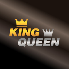 Concept of king and queen © esbeauda