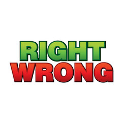 Concept of right and wrong
