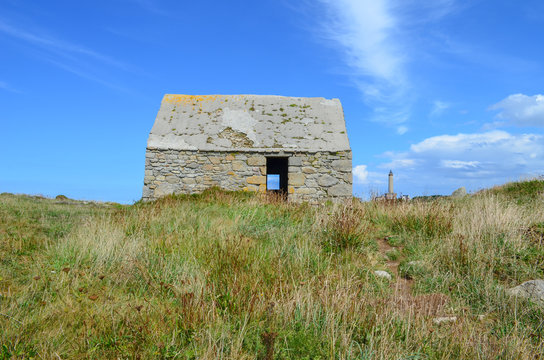 La maison du corsaire sur l'&icirc;le de Batz, Bretagne, France