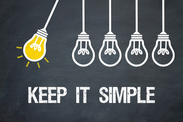 Fototapeta premium Keep it Simple