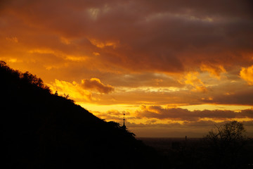 Sunset in Heidelberg