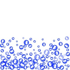 Thumbs up, I like vector sign. Conceptual symbol for approval in social media, support for friend and follower, popularity in Internet. Flat cartoon illustration. Objects isolated on white background.