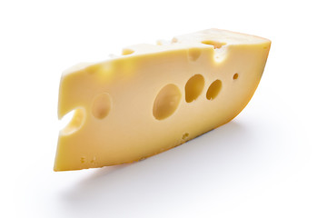 Cheese isolated on white background
