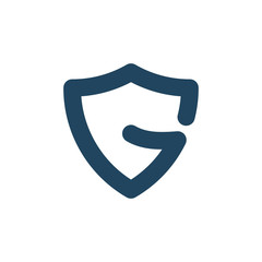 g shaped shield logo idea
