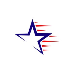 Obraz premium Star Logo Vector Template Design Illustration