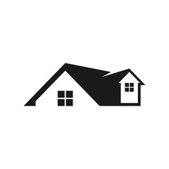 home logo. roof icon. building symbol. vector eps 08.