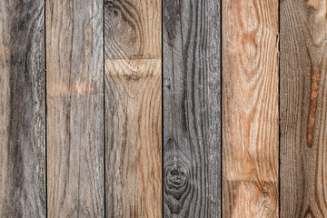 texture of wooden slats. Natural Rustic Brown Weathered Wood Plank Wall Panel With Nails Head Horizontal Background Texture Close-up