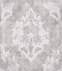 Obraz premium Vintage pattern vector. Classic ornament elegant structere retro theme decors