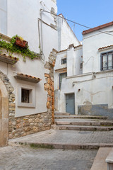 Fototapeta na wymiar Rodi Garganico (Puglia, Italy) - View of the little picturesque village in south Italy