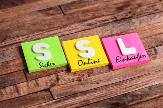 trousseau de cl&eacute;s : SSL (Sicher Online Einkaufen)
