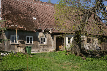 old building in the countryside in Poland