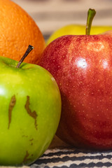 old bruised apples and oranges