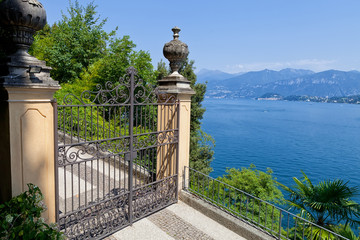 Old gates at Villa del Balbianello on Lake Como, Lenno, Lombardia, Italy © Yamagiwa