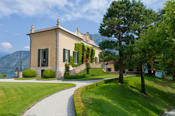 Fototapeta na wymiar Villa del Balbianello on Lake Como, Lenno, Lombardia, Italy
