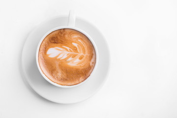 Aroma coffee cup with foam