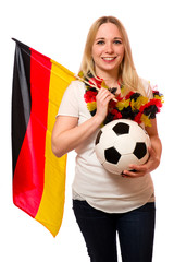 Junger Fußballfan