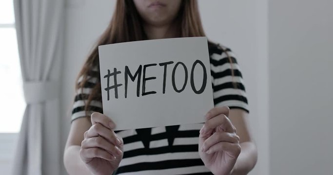 woman against sexual harassment