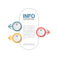 Vector infographic template for diagram, graph, presentation, chart, business concept with 3 options.