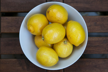 lemons on the table
