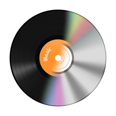 Vinyl record and cd, analog conversion to digital