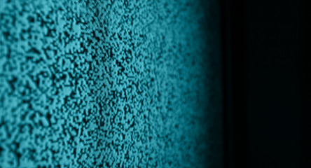 Bad signal of television channel