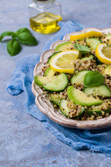 Quinoa salad with vegetables