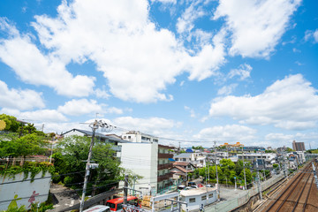 吹田　千里山　都市風景　