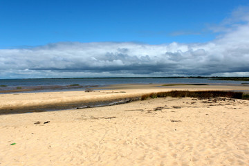 beach and clouds