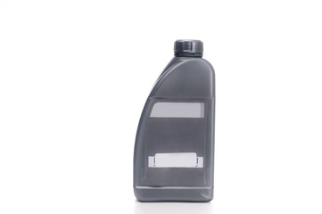 Motor oil. Plastic container with engine oil