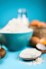 Basic baking ingredients