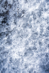 Frozen ice on the ground, good for a background