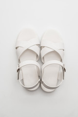 women leather sandals