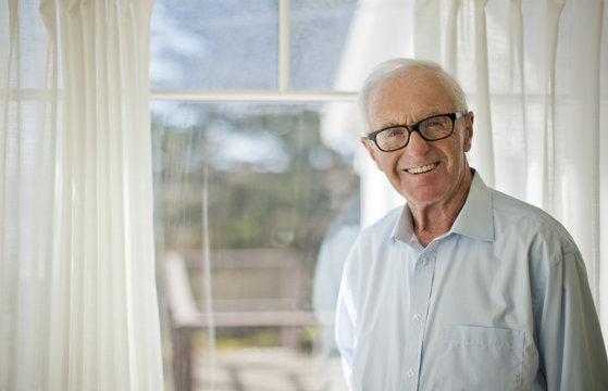 Portrait of a smiling senior man.