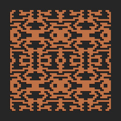 Laser cutting seamless tile. Tapestry panel. Jigsaw die cut ornament. Lacy cutout silhouette stencil. Fretwork maze pattern. Vector template for paper cutting, metal and woodcut.