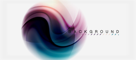 Swirl fluid flowing colors motion effect, holographic abstract background