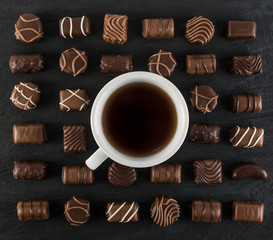Chocolate Sweets Background