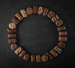 Chocolate Sweets Background