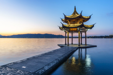 Obraz premium jixian pavilion in hangzhou china