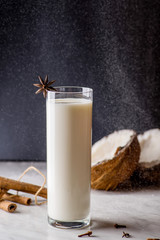 coconut milk with spices. Thai cuisine