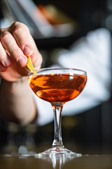 cocktail in the bar