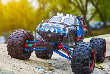 Radio-controlled car movement