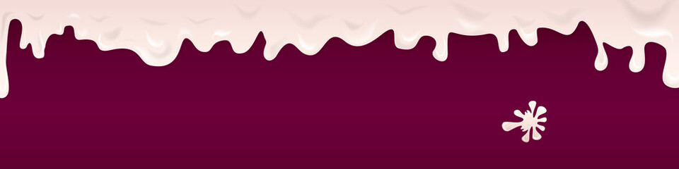 Cherry Yogurt drippihg banner