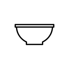bowl icon vector illustration
