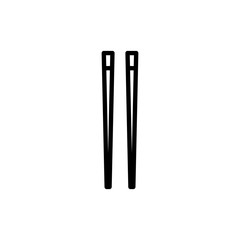 chopsticks icon vector illustration