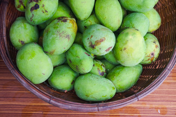 Fresh green mango