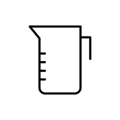 measure cup icon vector illustration