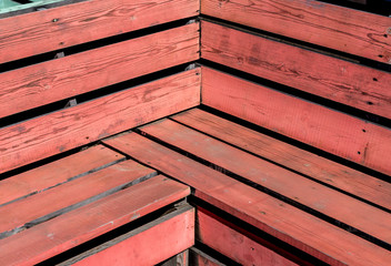 cross lines of wood planking colored and textured