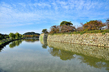 Fototapeta na wymiar 姫路城のお堀